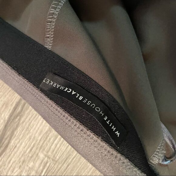 WHBM White House Black Market Gray Ultra-Suede Leggings Pants - Picture 8 of 12